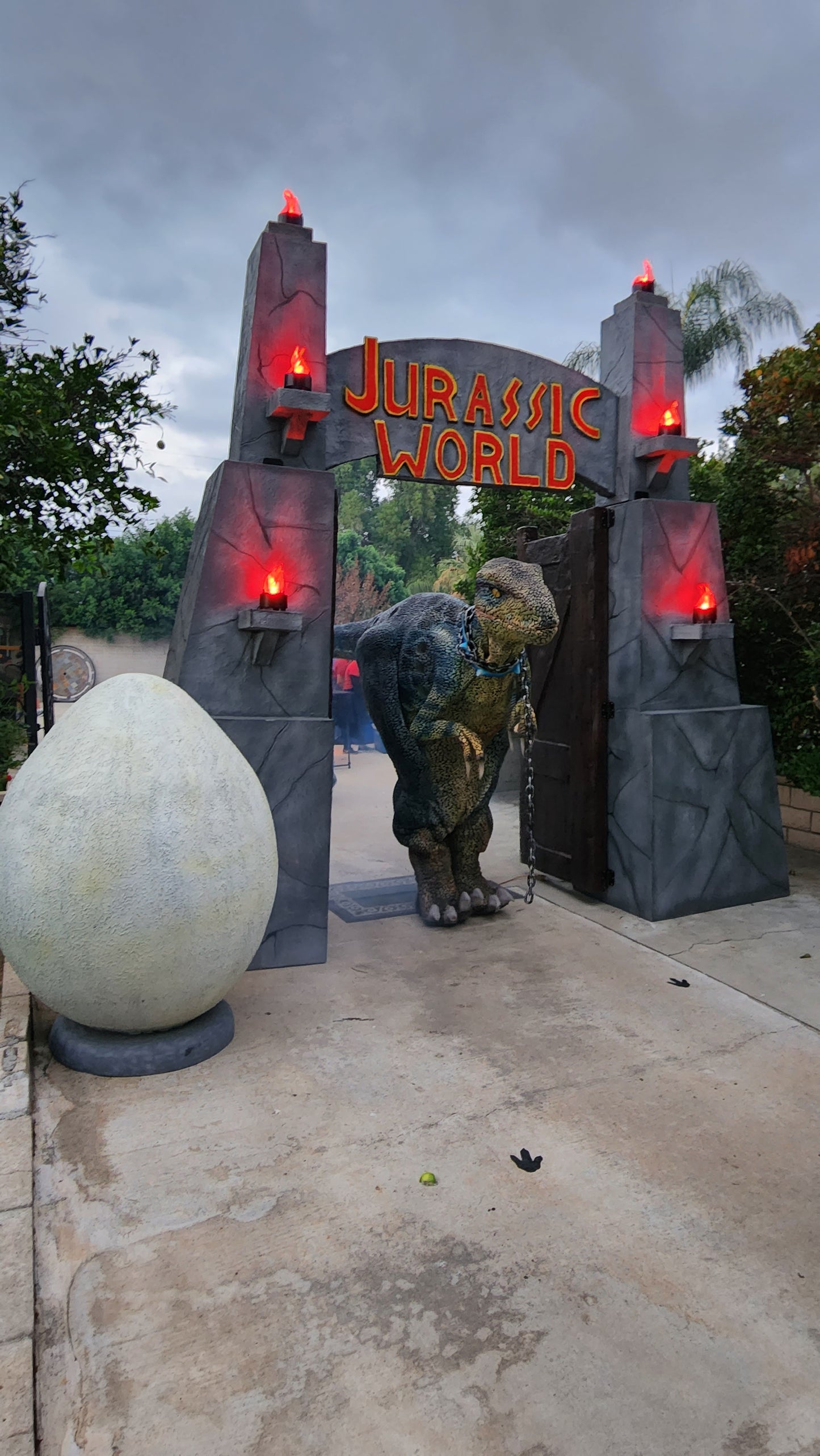 Jurassic World Entrance Prop